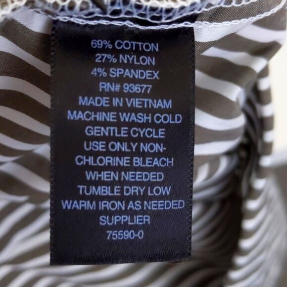 NEW Womens' Vertical Gray White Stripe Open Back Halter Ruffled Dress Size 14 - Picture 9 of 10